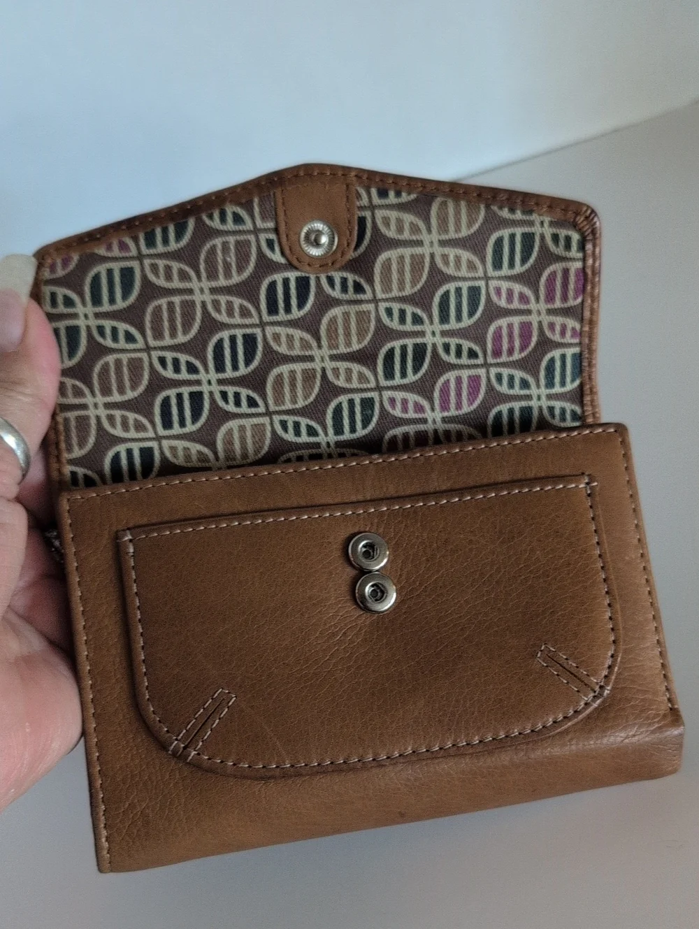 Fossil Tri Fold Tan Color Wallet
